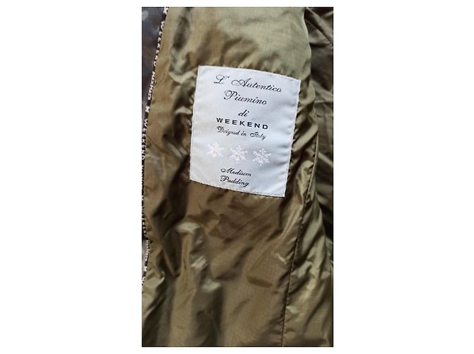 Giacca piumino Weekend Max Mara verde mimetico Cachi - vista 6