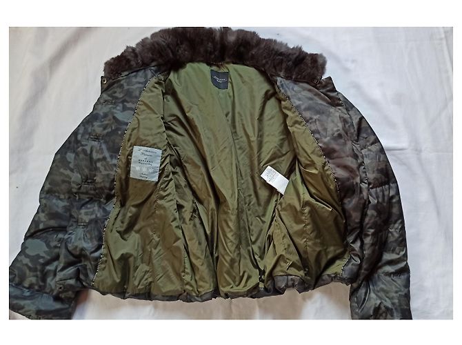 Giacca piumino Weekend Max Mara verde mimetico Cachi - vista 7