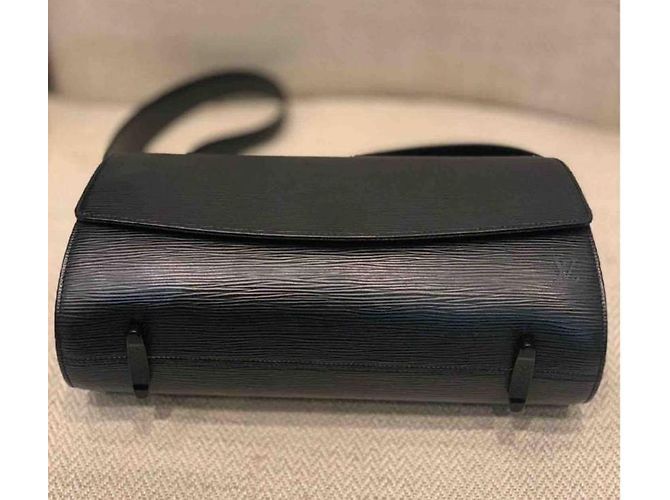 Borsa Louis Vuitton Epi in pelle nera Nero - vista 2