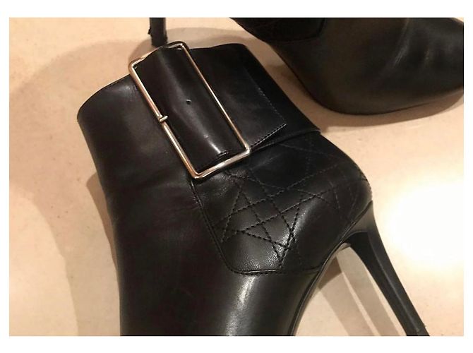 Stivaletti Dior in pelle d'agnello marrone 36 - vista 2