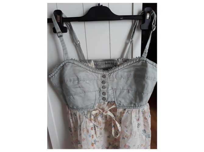 Túnica Marithé et François Girbaud de algodão e denim Multicor - vista 3