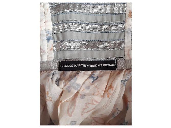 Túnica Marithé et François Girbaud de algodão e denim Multicor - vista 6