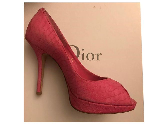 Décolleté Christian Dior Cuore Rosa - vista 2