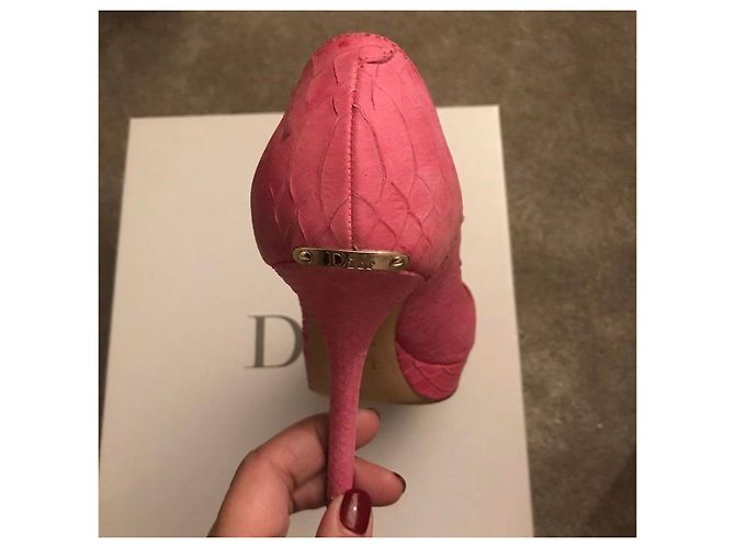 Décolleté Christian Dior Cuore Rosa - vista 3