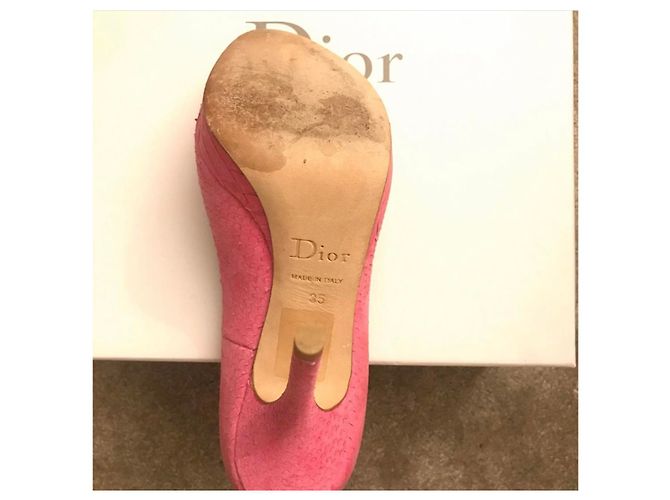 Décolleté Christian Dior Cuore Rosa - vista 4
