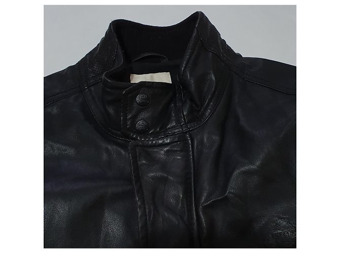 Diesel Schwarze Lederjacke - Ansicht 4