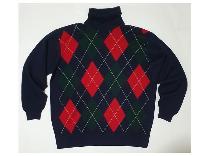 Pringle Of Scotland Polo Rauten Pullover aus Wolle Mehrfarben - Ansicht 5