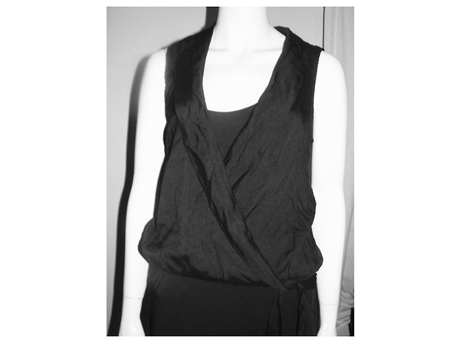 Theory Vestido Teoría García Mónaco Negro - vista 3