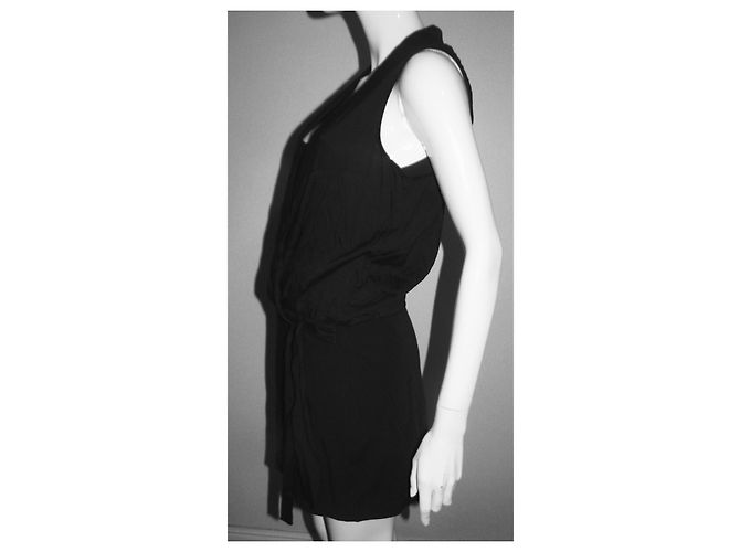 Theory Vestido Teoría García Mónaco Negro - vista 4