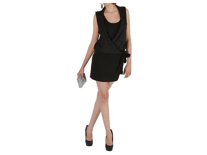 Theory Vestido Teoría García Mónaco Negro - vista 5