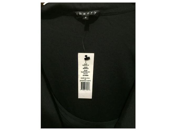 Theory Vestido Teoría García Mónaco Negro - vista 6