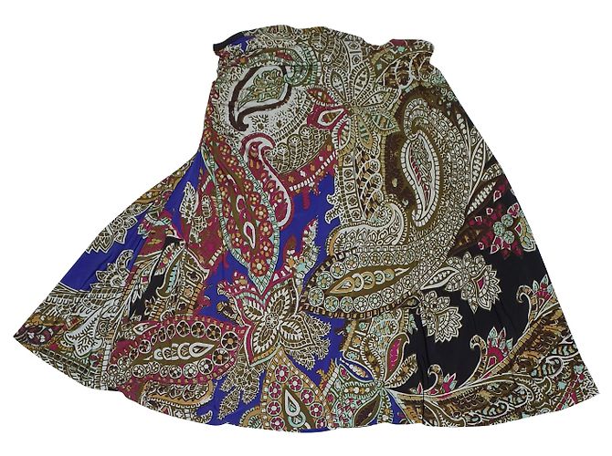 Falda Just Cavalli de viscosa Multicolor - vista 2