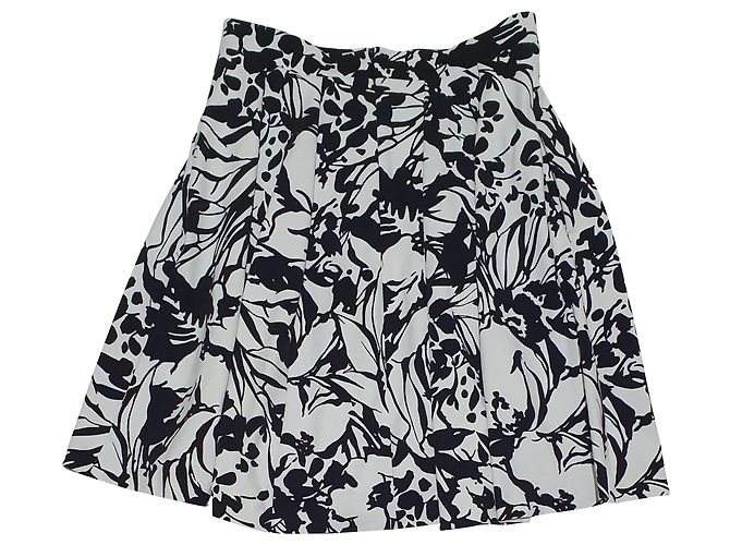 Gonna Cynthia Rowley bianca e nera Nero Bianco - vista 2