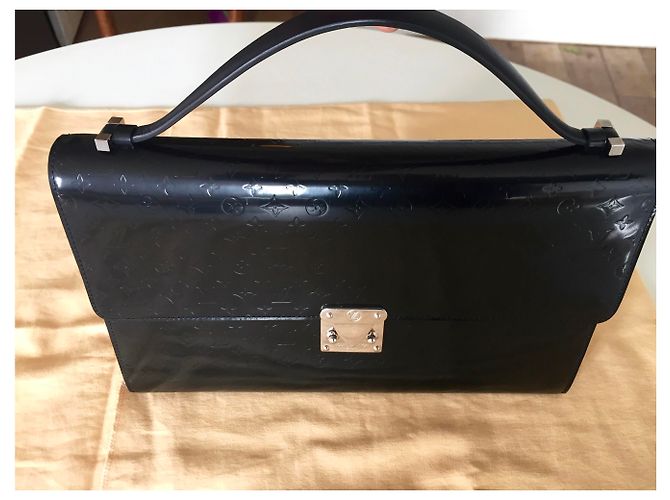Louis Vuitton Cartella nera Vuitton Nero - vista 12