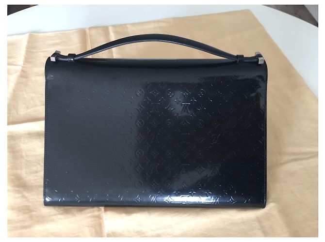 Louis Vuitton Cartella nera Vuitton Nero - vista 14