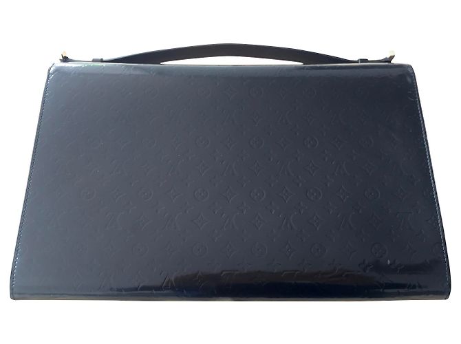 Louis Vuitton Cartella nera Vuitton Nero - vista 2