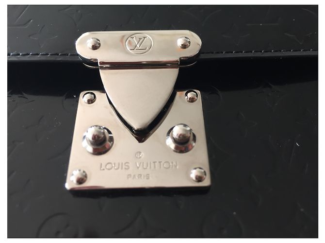 Louis Vuitton Cartella nera Vuitton Nero - vista 5