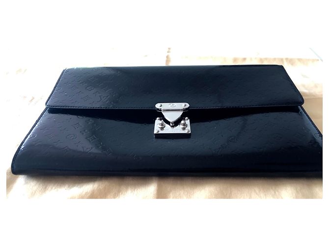 Louis Vuitton Cartella nera Vuitton Nero - vista 6