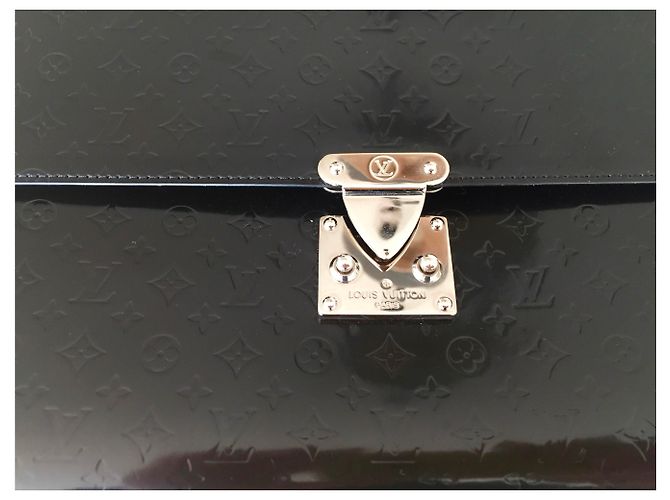 Louis Vuitton Cartella nera Vuitton Nero - vista 9