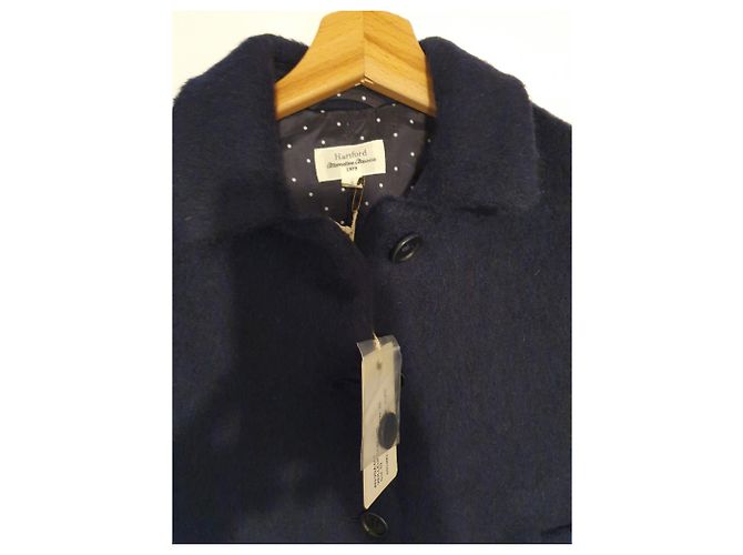 Cappotto Hartford in lana blu navy bambina 5-6 anni - vista 2