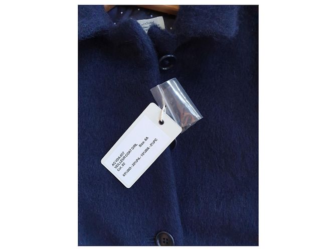 Cappotto Hartford in lana blu navy bambina 5-6 anni - vista 4