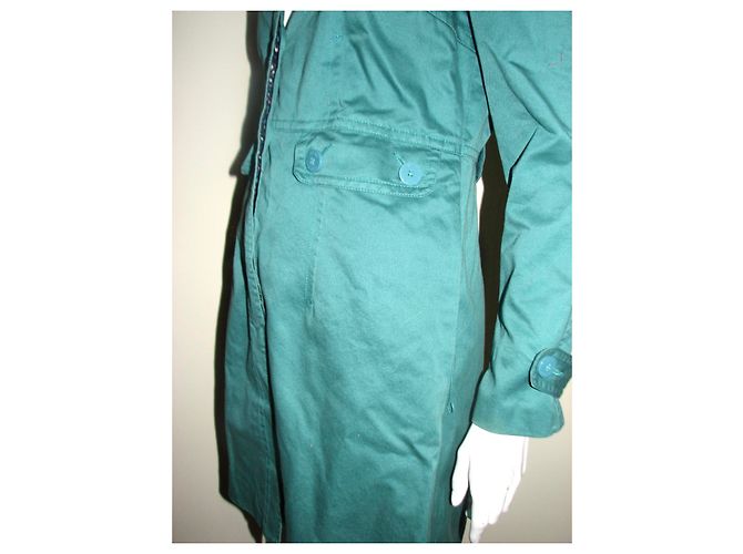 Cappotto in cotone verde Marc Jacobs - vista 5