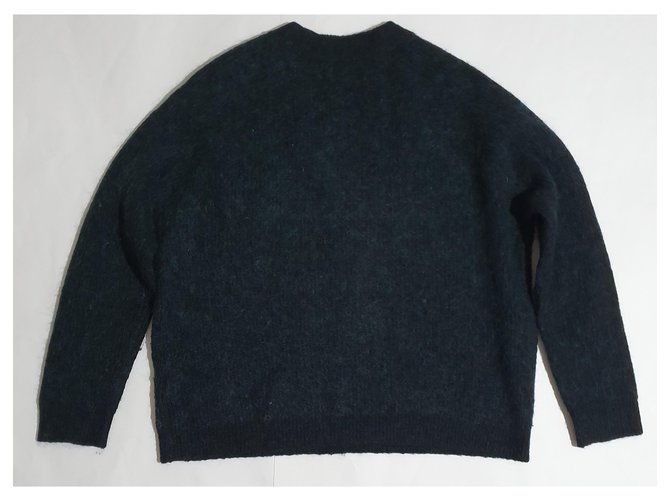 Envii Grüner Pullover aus Wolle und Mohair Gr. L Dunkelgrün - Ansicht 3