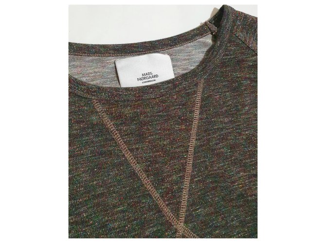 Mads Norgaard Glänzender Pullover L Mehrfarben - Ansicht 3