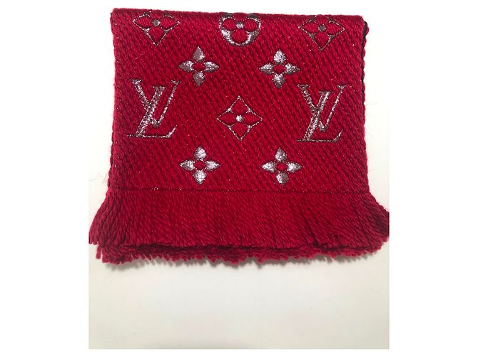 Sciarpa Louis Vuitton logomania shine rossa Rosso - vista 2