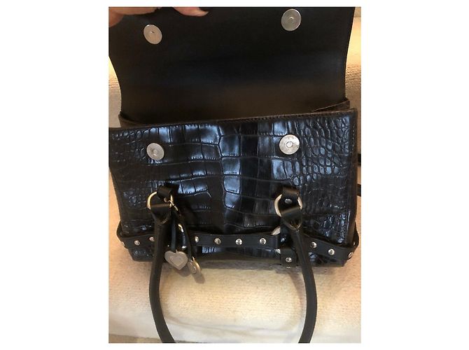 Russell & Bromley Strukturierte Lederhandtasche - Ansicht 2