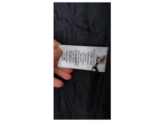Céline Perfecto Lederjacke Schwarz - Ansicht 4