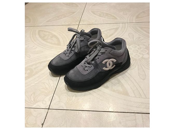 Chanel Scarpe da ginnastica Grigio - vista 3