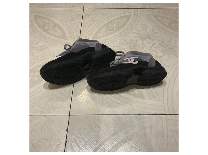 Chanel Scarpe da ginnastica Grigio - vista 4