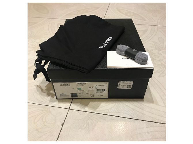 Chanel Scarpe da ginnastica Grigio - vista 5