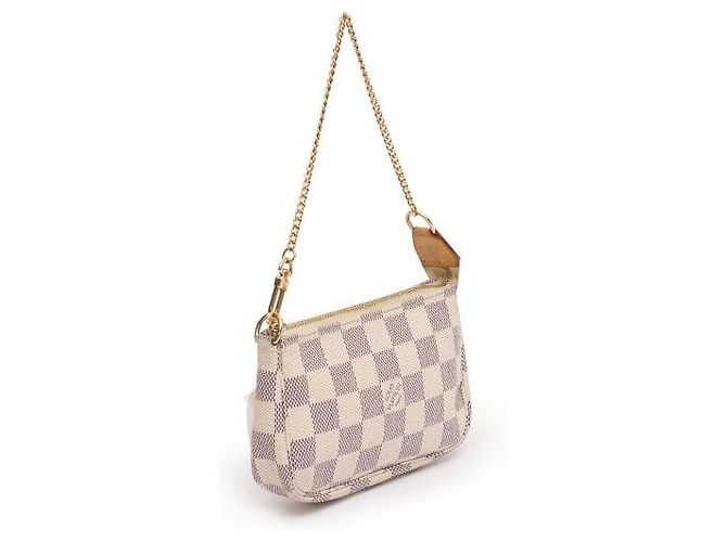 Louis Vuitton Mini Pochette Accessoires Damier Azur Crema - vista 2