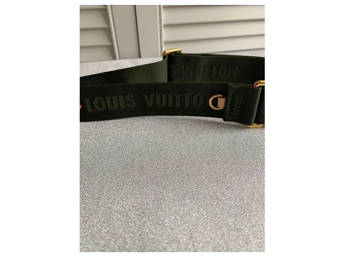 Louis Vuitton Tracolla per chitarra verde - vista 7