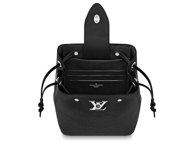 Louis Vuitton Borsa LV secchio nano Nero - vista 3