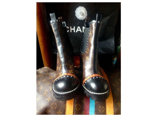 Louis Vuitton STIEFELETTEN L. VUITTON Schwarz - Ansicht 5