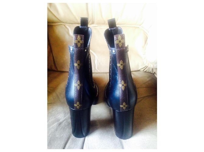Louis Vuitton STIEFELETTEN L. VUITTON Schwarz - Ansicht 7