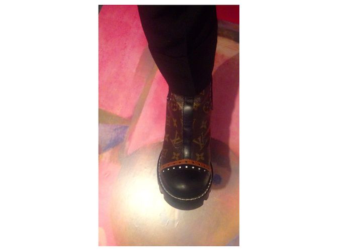 Louis Vuitton STIEFELETTEN L. VUITTON Schwarz - Ansicht 9