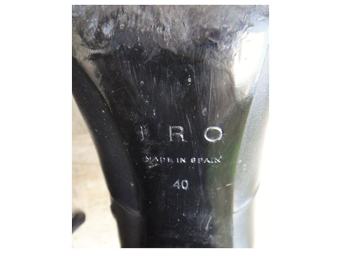 Botas Iro AF343 de cuero negras 40 Negro - vista 7