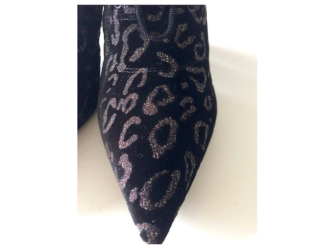 Yves Saint Laurent YSL Leopardenmuster Stiefel Mehrfarben - Ansicht 3