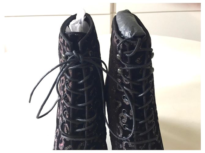 Yves Saint Laurent YSL Leopardenmuster Stiefel Mehrfarben - Ansicht 4
