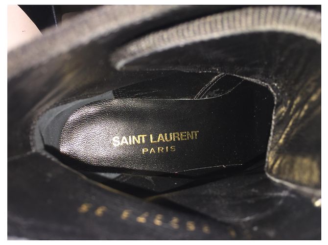 Yves Saint Laurent YSL Leopardenmuster Stiefel Mehrfarben - Ansicht 6