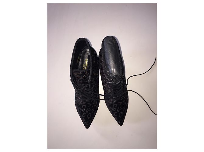 Yves Saint Laurent YSL Leopardenmuster Stiefel Mehrfarben - Ansicht 7