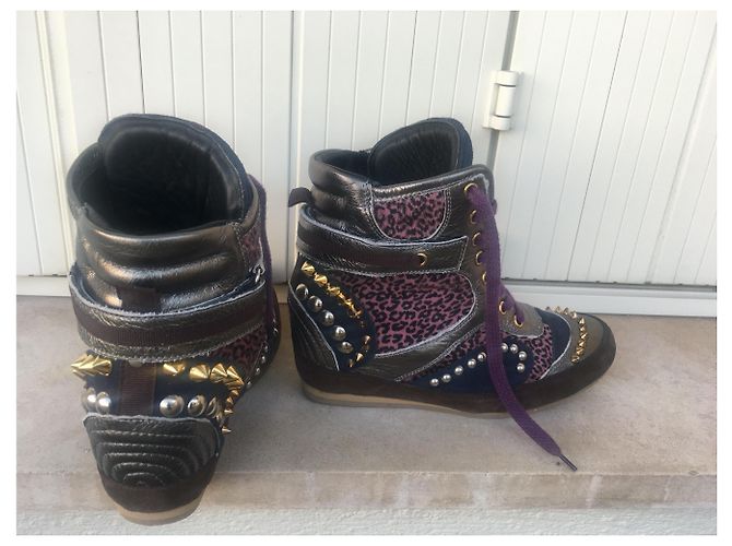 Stivaletti Baldan in pelle blu navy 38 - vista 2