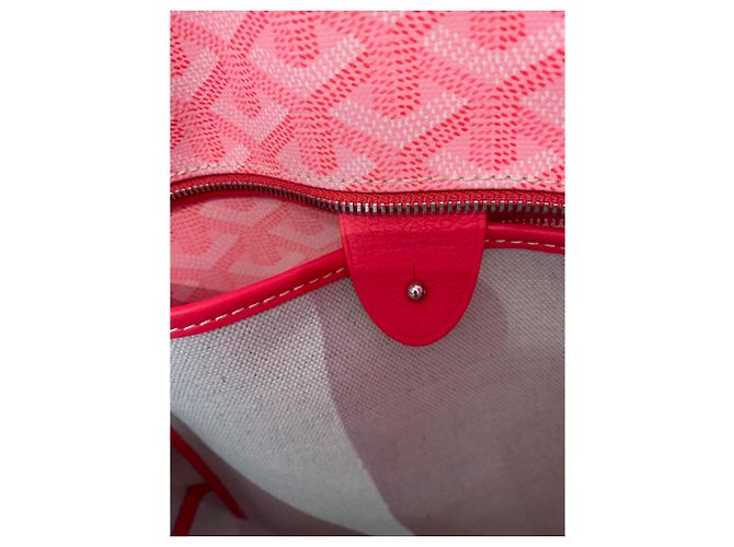 Borsa a mano Goyard Artois Rosa in Tela - vista 2