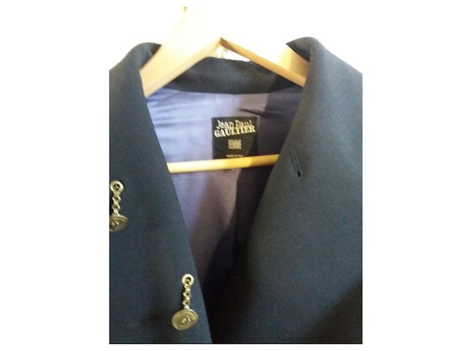 Jean Paul Gaultier Jacke aus schwarzer Wolle - Ansicht 5