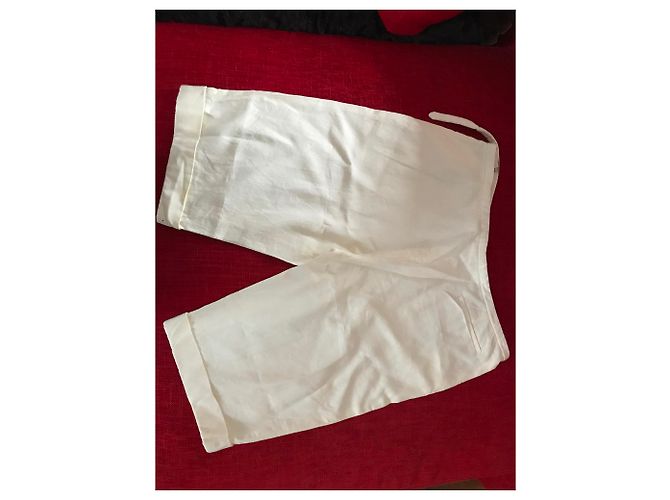 Hermès Kurze Hose Aus weiß - Ansicht 3