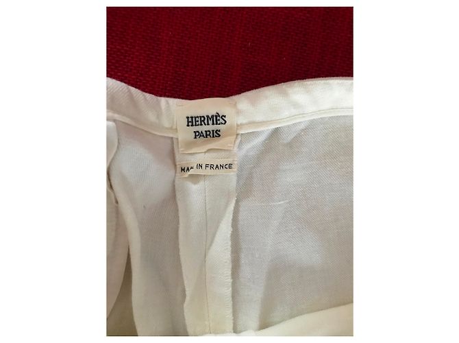 Hermès Kurze Hose Aus weiß - Ansicht 5